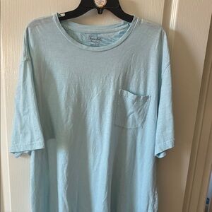 Tasso Elba Sky Blue Short Sleeve Tee